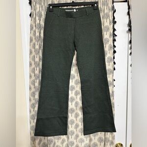Women’s Small Petite Betabrand Treggings yoga work dress pants dark green flare